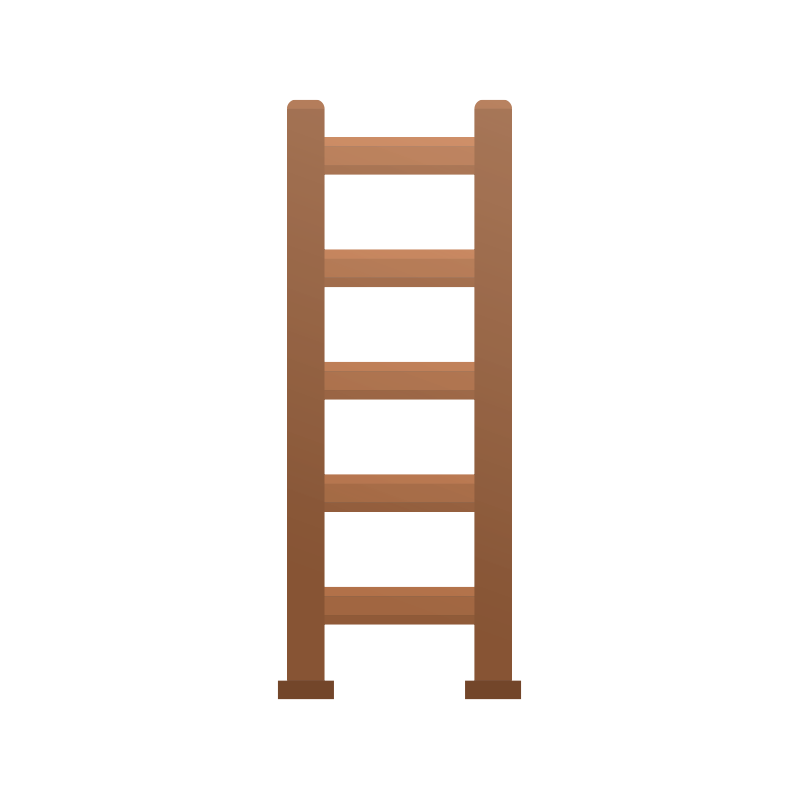 梯子の商用無料イラスト