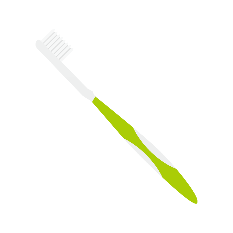 歯ブラシの商用無料イラスト